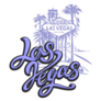 City Of Las Vegas Purple Sketch Sticker