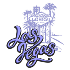 City Of Las Vegas Purple Sketch Sticker