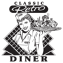 Classic 50s Diner Waitress Sticker