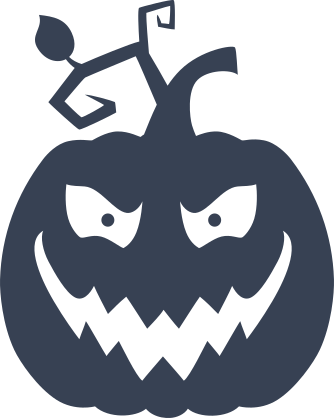 Classic Jack O Lantern Pumpkin Sticker