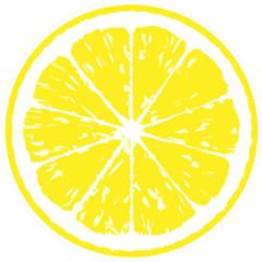 Classic Lemon Slice Sticker