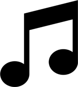 Classic Music Note Sticker