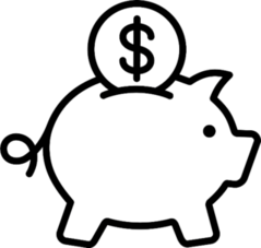 Classic Piggy Bank Sticker