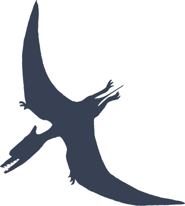 Classic Pterodactyl Dinosaur Sticker