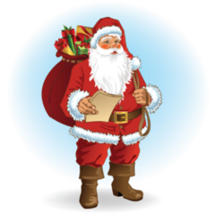 Classic Santa Claus Sticker