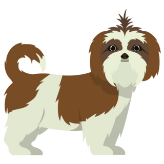 Classic Shih Tzu Sticker