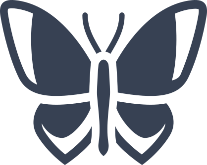 Classic Simple Butterfly Sticker
