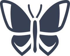 Classic Simple Butterfly Sticker