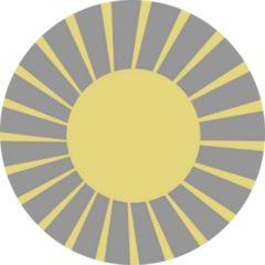Classic Yellow Sunshine Sticker