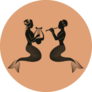 Classical Greek Ceramics Mermaids Sticker
