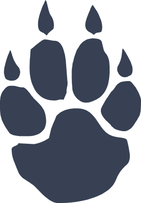 Claw Paw Print Sticker