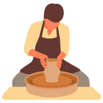 Clay Crafter Sticker