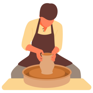 Clay Crafter Sticker