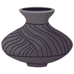 Clay Pot Tribal Sticker