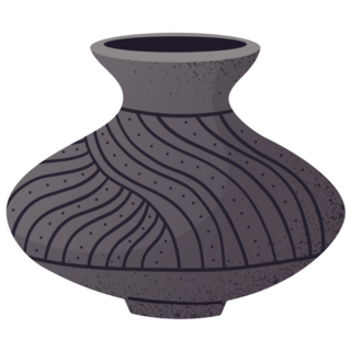 Clay Pot Tribal Sticker