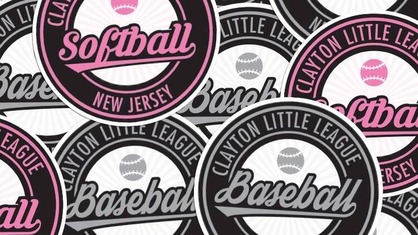 Clayton Little League Circle Stickers
