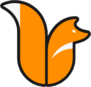 Clean Fox Logo Sticker