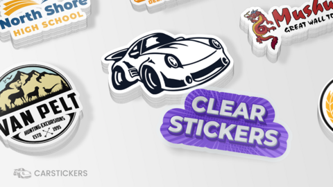 Unclear Sticker Custom Clear Stickers | Free Shipping