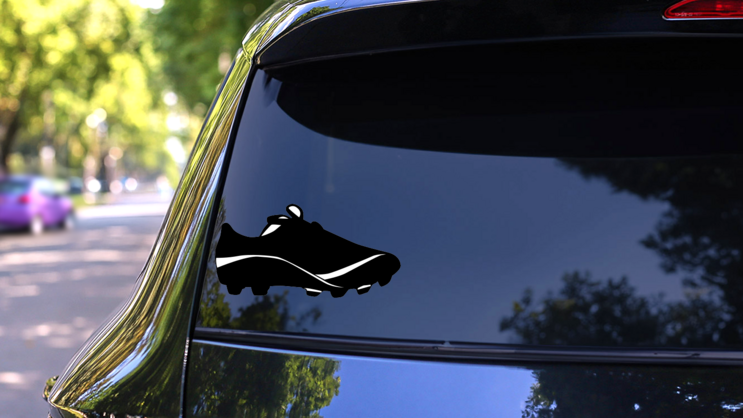 Cleat Sticker on a Rear Car Window (New) example