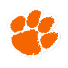 Clemson Tigers NCAA Logo Sticker