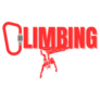 Climbing Red Rock Climbing Logo Sticker