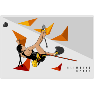 Climbing Sport Athlete Sticker