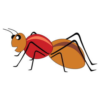 Clip Art Of Ant Sticker
