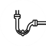 Clog In The Pipe Icon Plumber Sticker