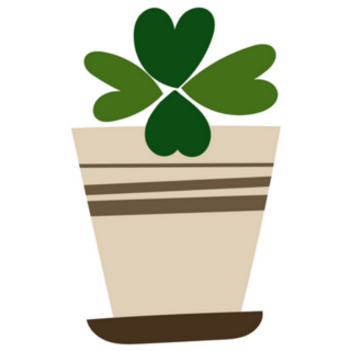 Clover House Plant Sticker