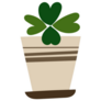 Clover House Plant Sticker