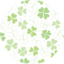 Clover Pattern For Saint Patricks Day Sticker