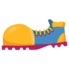 Clown Shoe Sticker