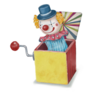 Clown Toy In A Music Box Sticker
