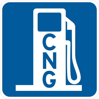 Cng Gas Station Sticker