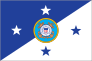 Coast Guard Commandant Flag Sticker