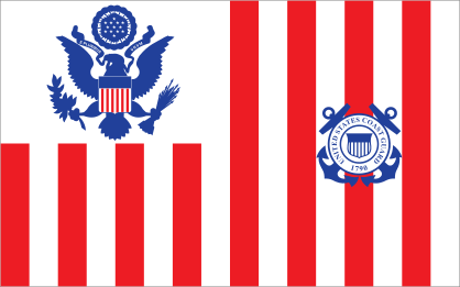 Coast Guard Ensign Sticker
