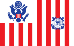 Coast Guard Ensign Sticker