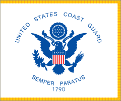 Coast Guard Flag Sticker