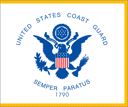 Coast Guard Flag Sticker