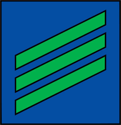 Coast Guard Rank E-3 Airman Sticker