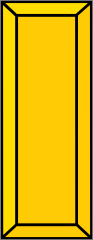 Coast Guard Rank O-1 Ensign Sticker
