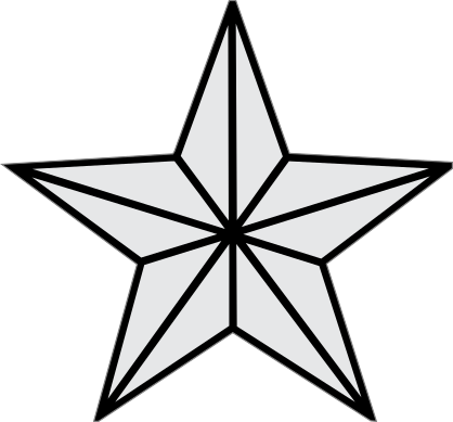 Coast Guard Rank O-7 Rear Admiral Lower Half Sticker