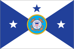 Coast Guard Vice Commandant Flag Sticker