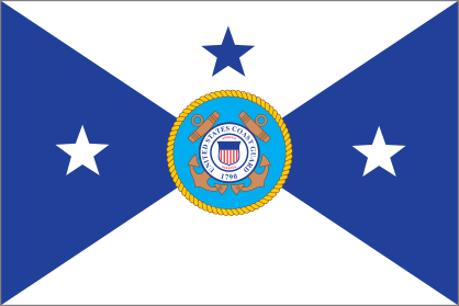 Coast Guard Vice Commandant Flag Sticker