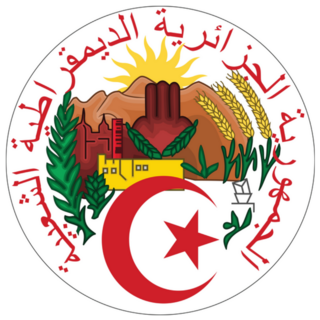 Coat Of Arms Of Unitary Algeria Sticker