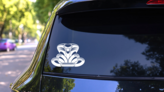 Cobra Snake Design Sticker on a Rear Car Window (New) example