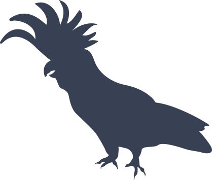 Cockatoo Walking To The Left Sticker