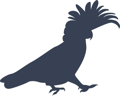 Cockatoo Walking To The Right Sticker