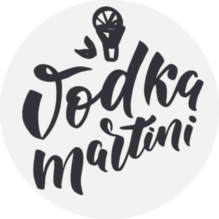Cocktail Party vodka Martini Sticker