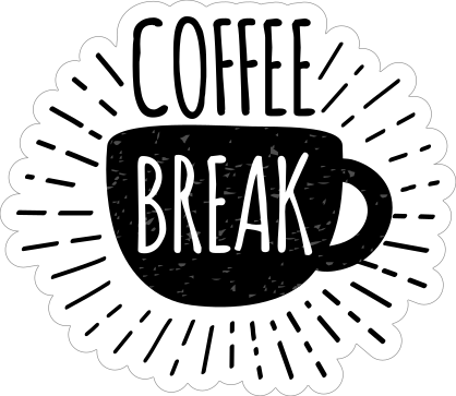 Coffee Break Sticker